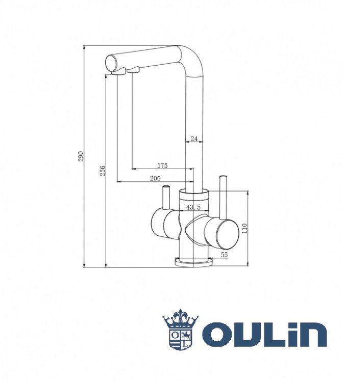 Смеситель Oulin OL - 8021