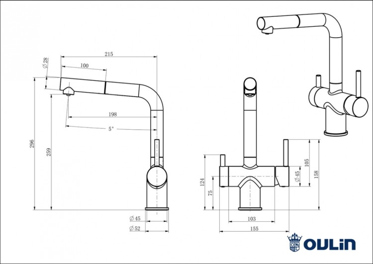 Смеситель OL-8026